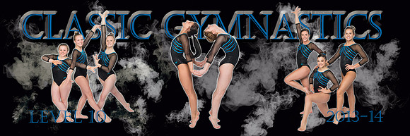 Classic Gymnastics Level 10 Poster template